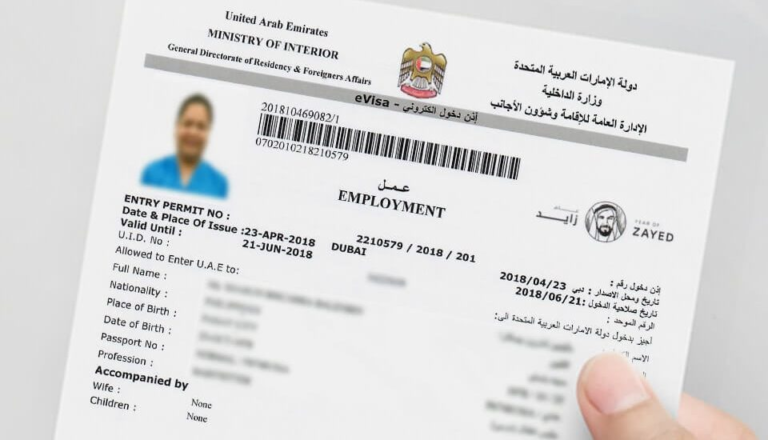 Issuance Of Employment Visa In UAE